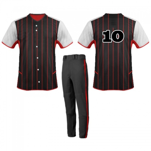 baseball-uniform_su2005_1348_1179_p_2.jpg Customized Lines Baseball Uniforms Name Number Logo Personalized Men Women Youth Sports Fans - Image 1